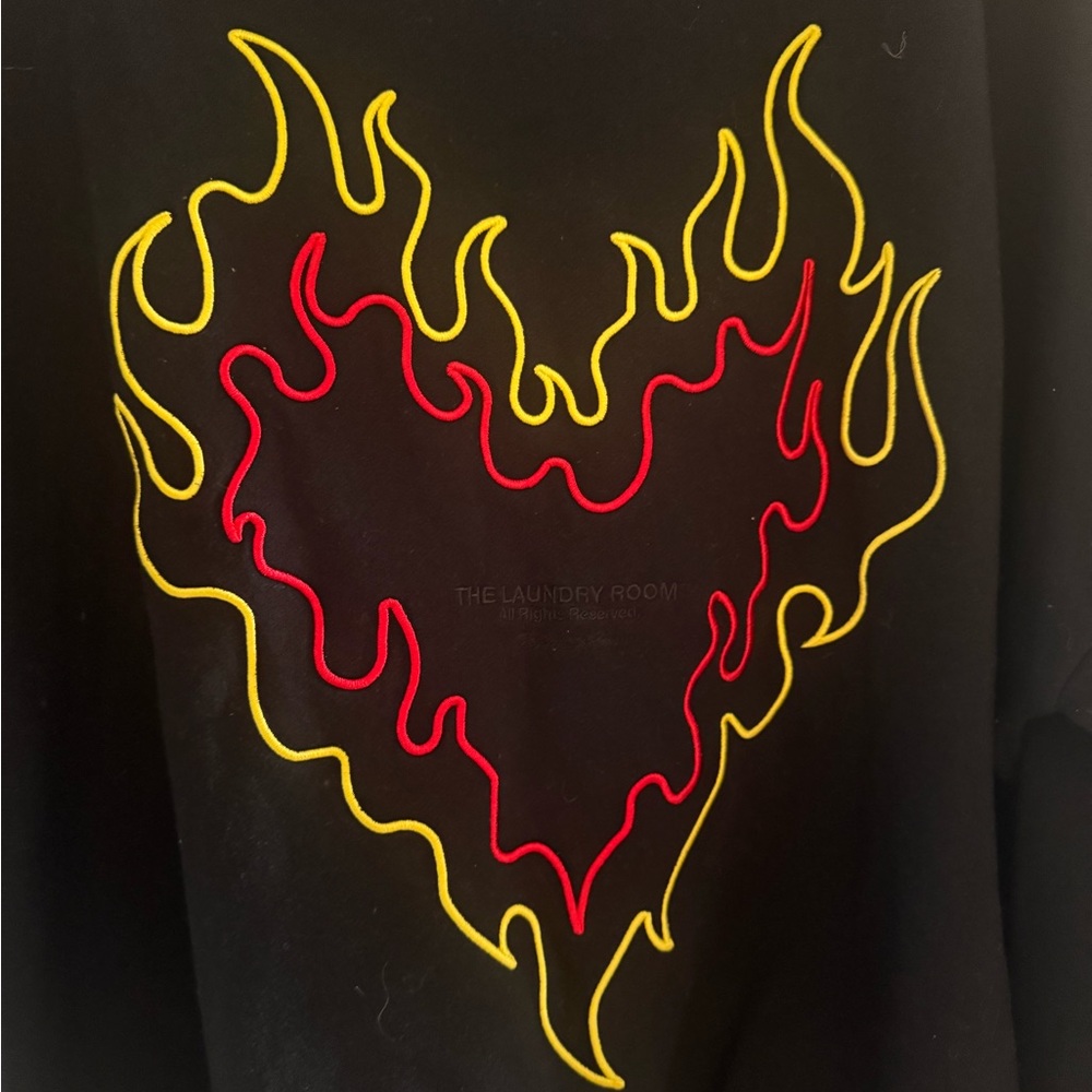 Revolve The Laundry Room Burn Heart Jumper - Picture 3 of 4
